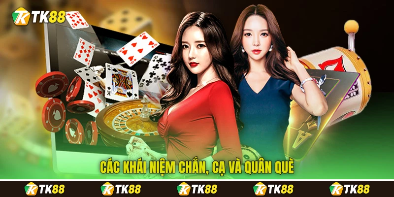 Các khái niệm chắn, cạ và quân què