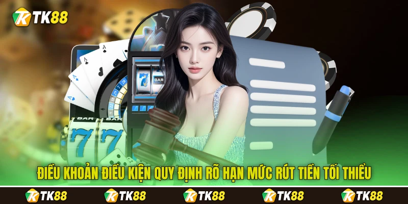 Điều khoản điều kiện quy định rõ hạn mức rút tiền tối thiểu Điều khoản điều kiện quy định rõ hạn mức rút tiền tối thiểu