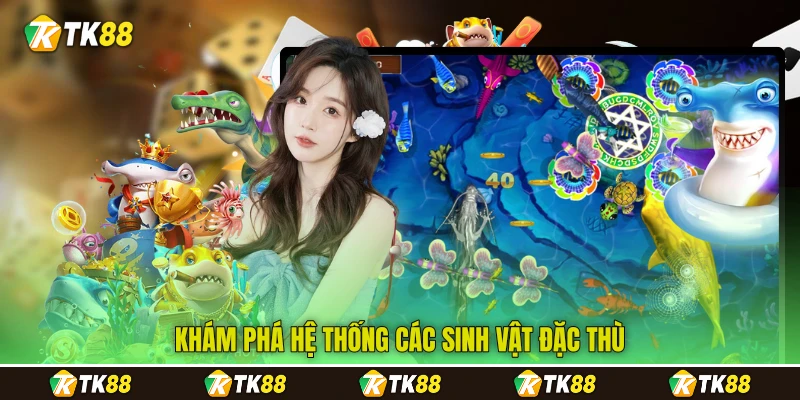 Khám phá hệ thống các sinh vật đặc thù